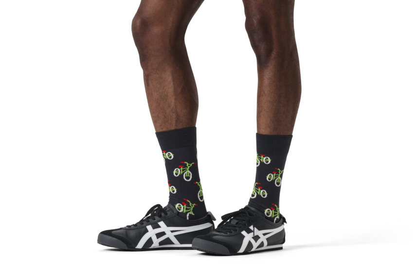 Happy Socks Trick Bike - Black P004851