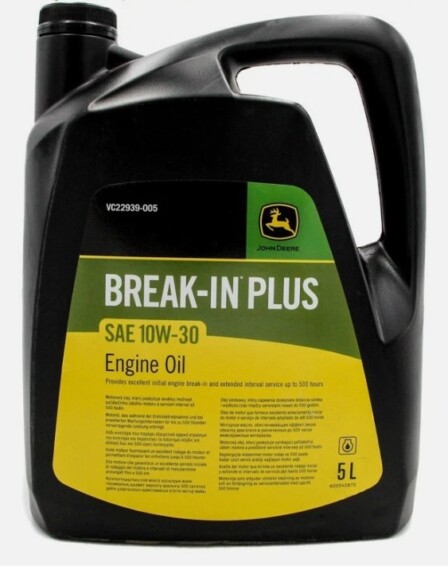 John Deere Break In Plus Engine Oil SAE 10W30 5L