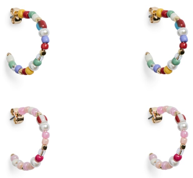 Pieces Bente 2-Pack Earrings - Gold PCBENTE 17163003