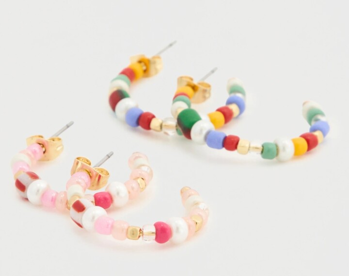 Pieces Bente 2-Pack Earrings - Gold PCBENTE 17163003